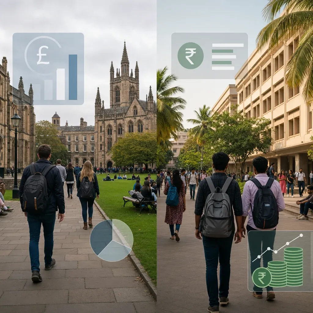 India vs UK for International Students