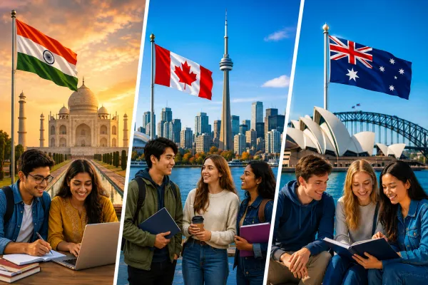 India vs Canada vs Australia: Where Should International Students Study?